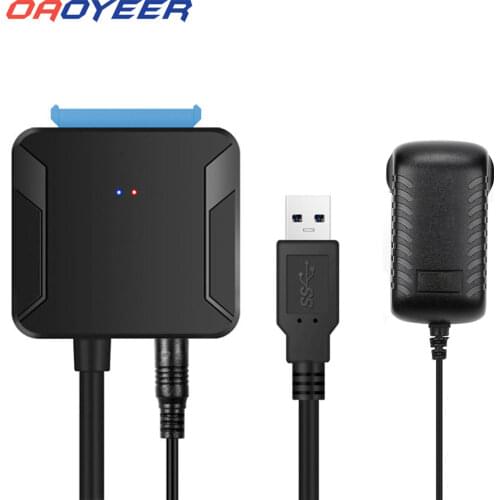 Oaoyeer 0.4m USB 3.0 SATA Cables Converter Male to 2.5/3.5 Inch HDD/SSD Drive Wire Adapter Wired Convert Cables Dropshipping