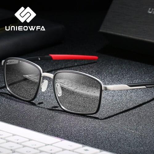 Square Sport Prescription Glasses Men Optical Bifocal Progressive Eyeglasses Male Myopia Hyperopia Eyewear Anti Blue LIght 1.74