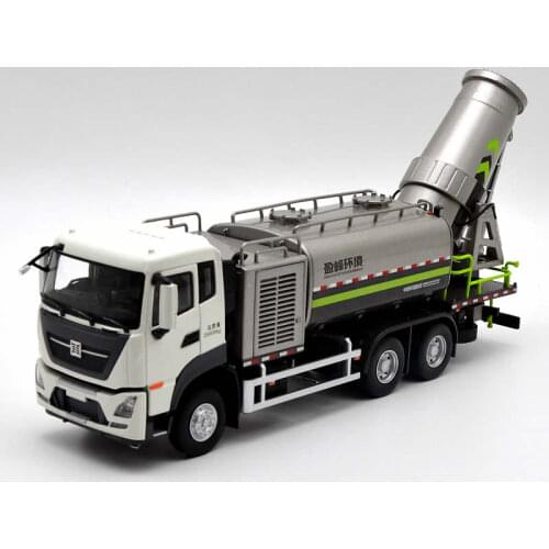 Diecast 1:38 Zoomlion Environmental Multifunctional Dust Suppression Sprinkler Alloy Engineering Vehicle Car Model Ornaments