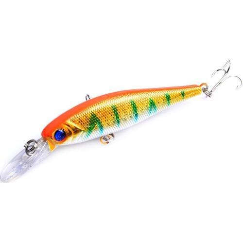Hot Sale 1PCS 10cm 9g Hard Minnow Fishing Lure Topwater Floating Wobblers Crankbait Bass Artificial Baits Pike Carp Lures Peche
