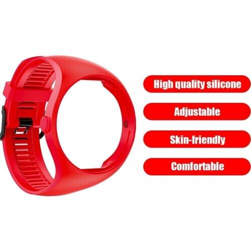 Watch Band Exterior Decoration Parts Strap for Polar M200 Smartwatch Silicone Replacement Sports Band Wrist Bracelet