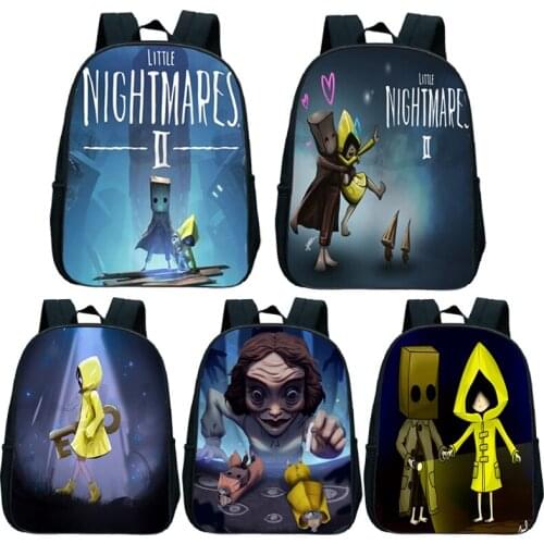Cartoon Little Nightmares 2 Kindergarten Backpack Kids School Backpacks Bookbags Toddler Kindergarten Mochila Start School Gift