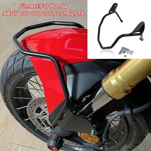 Motorcycle Front wheel Cover Bumper Steel XADV750 Wheel Guard Protector Black For Honda 2017-2019 X-ADV 750 300 moto Accessories