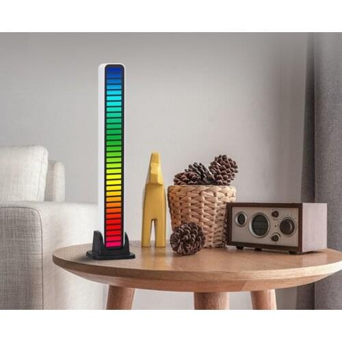Sound Control Light, Phone APP Control Voice-Activated Pickup Rhythm Lights, typeC Colorful Music Ambient Light Bar