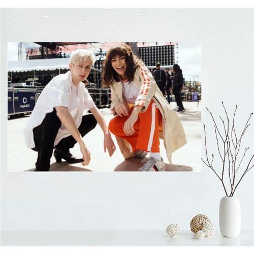 Custom Troye Sivan Canvas Poster Bedroom Home Decoration Wall Poster Art Print Silk Fabric Gift For Children 50x75CM,60x90CM