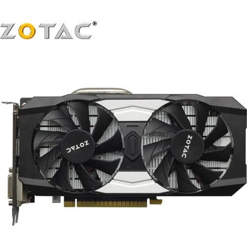 ZOTAC GTX 1050Ti 4GB Graphics Card GPU GTX1050 Ti 4GB OC Video Card Map for GeForce nVIDIA GTX1050Ti Overclock 128Bit Video card