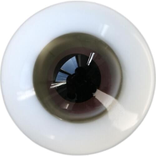 [wamami] 12mm Pale Violet Red & Light Gray For BJD Doll Dollfie Glass Eyes Outfit