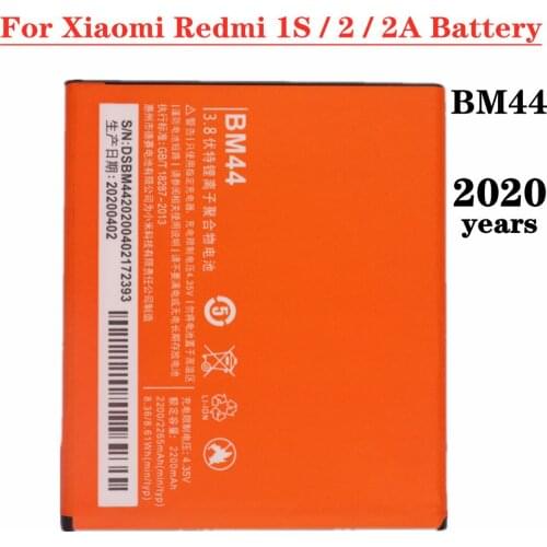 2020 Years 2200mAh BM44 Battery For Xiaomi Redmi Hongmi 1S / 2 / 2A High Capacity Mobile Phone Replacement Batteries