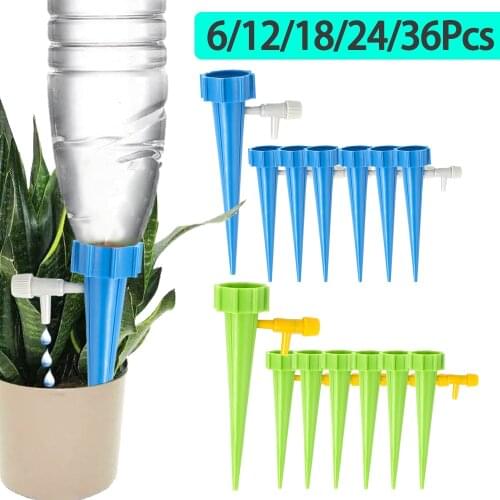 Automatic Drip Irrigation Kit Spikes Drip Watering System Flower Plant Garden Watering Kit Adjustable Water Self-Watering Device
