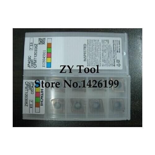 Free shopping! HITACHI 10PCS CPMT120308Z JP4020 lathe cutting tools CNC blade alloy carbide cutting tool carbide inserts