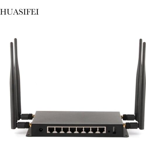 HUASIFEI 4G wireless router Dual Band Gigabit Wireless 8network ports with 1 SIM card slot POE power supply For Home Office
