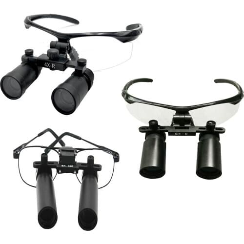 High Magnification Binocular Dental Loupe Surgery Surgical Magnifier Optical Magnifier Microsurgery Magnifying Glasses 4X/6X/8X