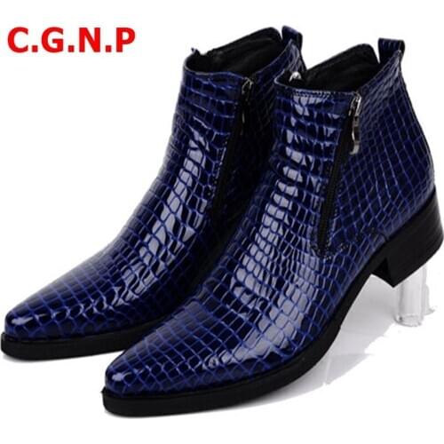 C·G·N·P Men's Motorcycle Boots