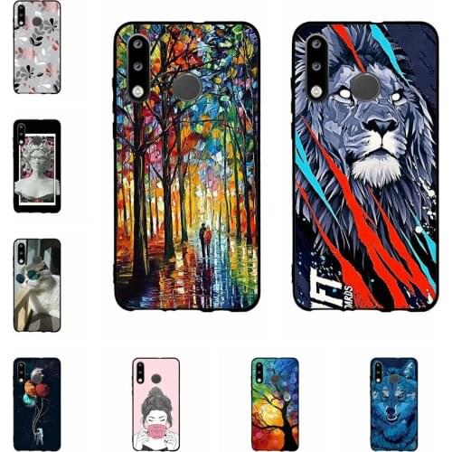Case For Huawei P30 Lite Case Silicone Painting Back Cover for huawei P30 P 30 Lite Cover Funda Coque Capa Bag Bumper Protective