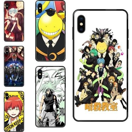 Cartoon Japan Assassination Classroom Type Of Black Soft TPU Live Love Phone For Xiaomi Redmi Note 4 5 5A 6 7 8 8T 9 9S Pro Max