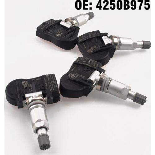 4PCS Car Tire Pressure Monitor Sensor TPMS 4250B975 For Outlander Lancer I-Miev Mirage 2013-2017