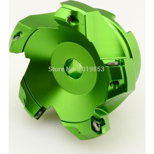 KM12-80-27-5T 45 degree aluminium indexable face mill cutter for SEKT1204 carbide inserts aluminium alloy