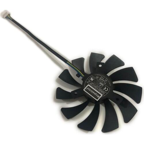 85MM 4PIN RX550 RX560 GPU VGA Cooler For Radeon SAPPHIRE RX560/550 2G D5 Video Graphics Card Cooling As Replacement