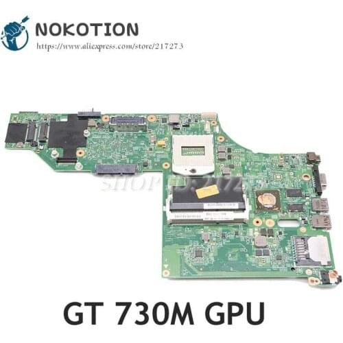 NOKOTION For Lenovo Thinkpad T540 T540P Laptop Motherboard 15Inch GT730M gpu 04X5258 12308-2 48.4LO18.021 00UP925 Main Board
