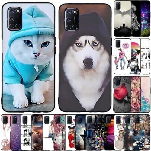Soft Silicone Case For Oppo A52 Case Soft TPU Fundas Phone Case For OPPO A52/A92/A72 Oppo A92 Case Back Cover Shell