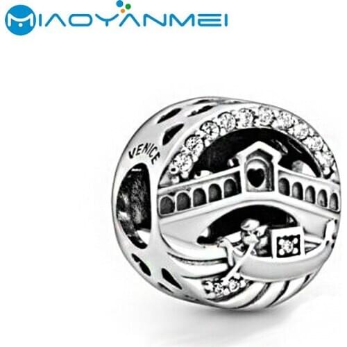 2020 Summer NEW 925 Sterling Silver Beads The Venice Charm Fit Original Pandora Bracelets DIY Women Fashion Jewelry Gift