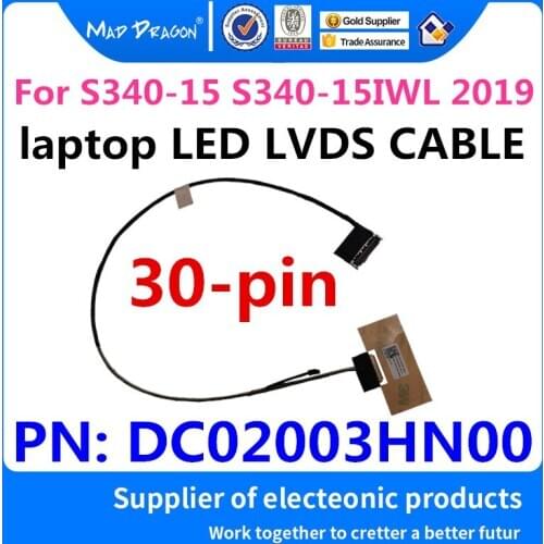 New original LCD LED LVDS Display Ribbon FHD cable For 2019 Lenovo Ideapad S340-15 S340-15IWL S340-15API EL531 DC02003HN00 30pin