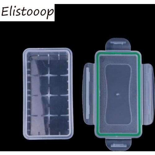 Plastic Battery Case Holder Storage Box For 18650 CR123A 16340 Hard Plastic Storage Box Battery Container Bag Case Organizer