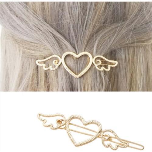Popular Japanese wind hollow love Cupid wings frog female small fresh temperament hollow butterfly side clip hairpin headdress
