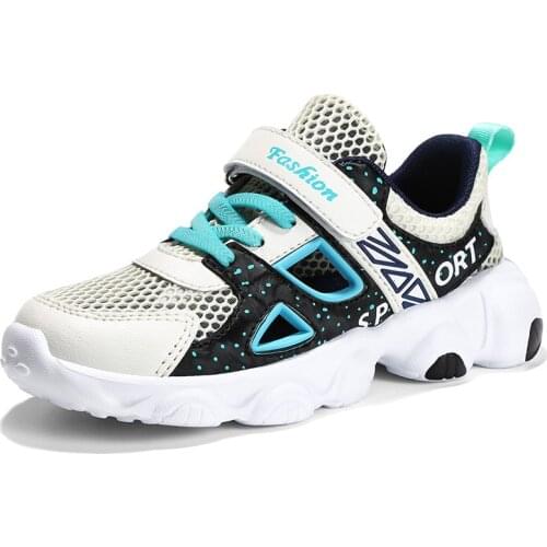 Boys And Girls Casual Sports Sneakers Zapatillas Niños De 8 a 14 años Mesh Surface 2021 New Summer Empty Childrens Breathable