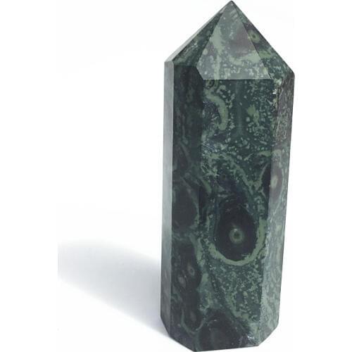 Natural Kambaba Jasper Stone Healing wands Semi-precious crystal octahedron