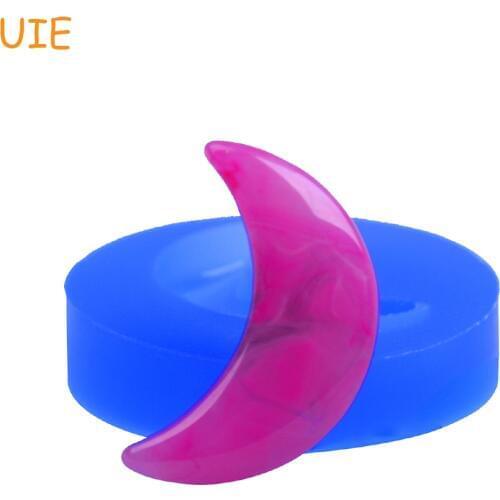 PYL478U 32.6mm Cresent Moon Mold - Cake Decoration Fondant Jewellery DIY Mold, Chocolate Mold, Cookie Biscuit Mold