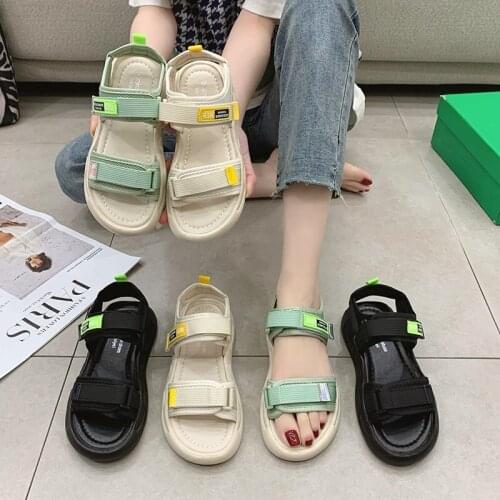 Platform Sandals Women Sandals 2021 Summer Adjustable Chunky High Heels Female Wedges Shoes for Women Sandalia Feminina