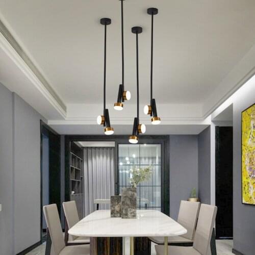 Post modern bedside hanging simple creative decoration TV background wall Restaurant Bar chandelier Nordic LED lamps