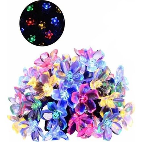 LED Flower Light Battery-Powered Cherry Blossom String LED Fairy Tale Light String For Christmas Decoration LED Flower Light New