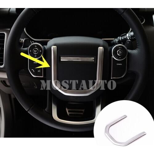 For Land Rover Discovery 5 L462 Inner Steering Wheel Trim Cover 2017-2018 1pcs Car Accessories Interior Car Decor Car Trim