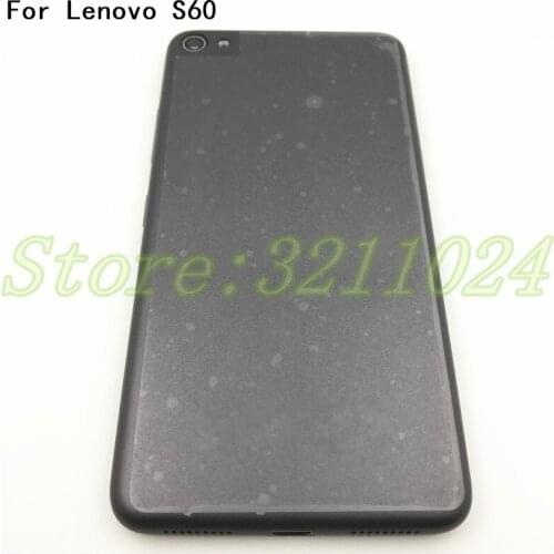 Back Battery Cover + Buttons For Lenovo S60 S60-T/W/A Phone case Housing Replacement Parts With Logo