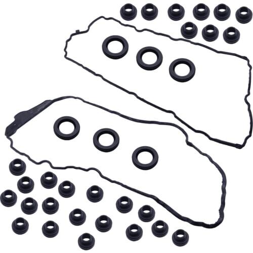 1Set VS 50808 R VS50808R VS50502 Black Car Rubber Valve Cover Gasket Fit For Buick Cadillac Chevrolet GMC Saturn SAAB