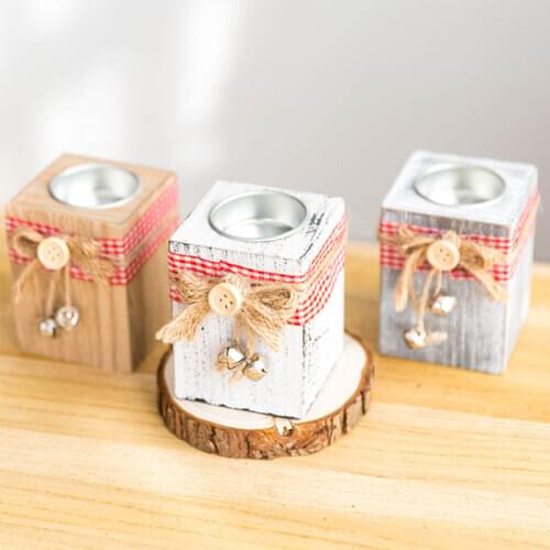 1PC Nordic Vintage Candle Holder Antique finish Xmas Wedding Decoration Bar Party Living Room Decoration Home Decoration