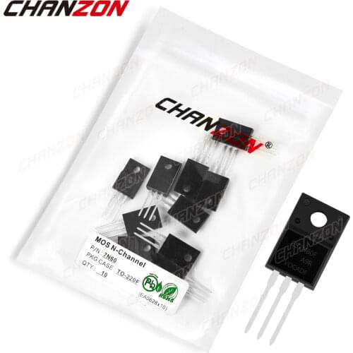 10pcs 7N60 TO-220F N-Channel Mosfet Bipolar Junction Transistor BJT SIC Mos Fets Triode Tube 7A 600V DIY Integrated Circuits