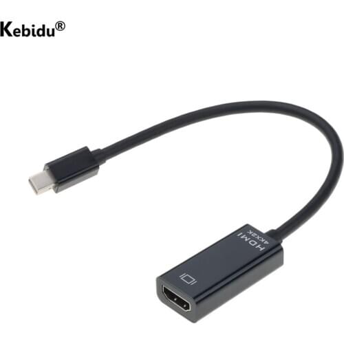 4K Mini DisplayPort to HDMI-compatible Adapter Mini DP Cable Thunderbolt 2 Converter for MacBook Air