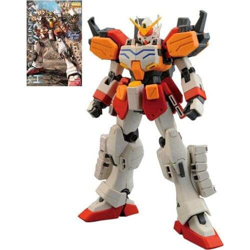 BANDAI MG 1/100 XXXG-01H2 Heavyarms Gundam Arms Cusutom Model Kids Assembled Toy Robot Japanese Anime Action Figures Collections