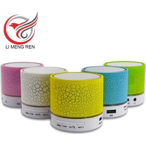 Bluetooth Speakers LED Mini Wireless Small Stereo Sound Music Audio TF USB Light Speaker With Mic For iPhone Xiaomi Mobile Phone