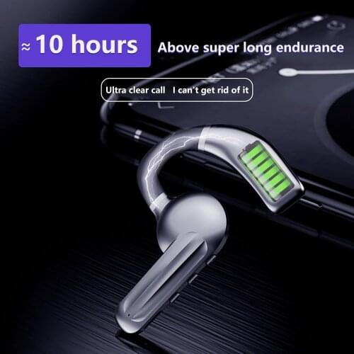 Bluetooth Earphones Single Bone-conduction Headset Waterproof Stereo Earbuds Sports Wireless Headphones For Phone наушники