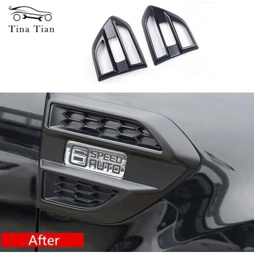 Fit For FORD RANGER Everest Endeavor 2016 -2019 Car Accessories ABS Matte Black Fender Side Guards