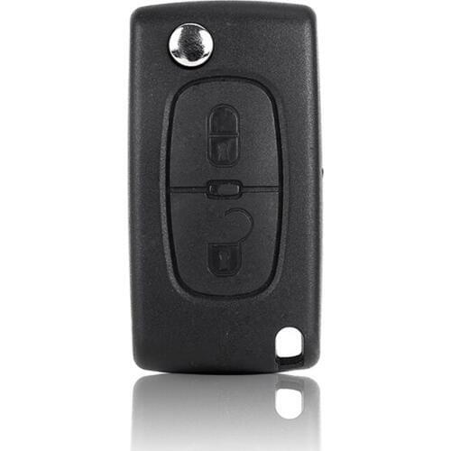 2 Buttons Case V2 Car Key Control Cover for PEUGEOT 207 307 308 407 607