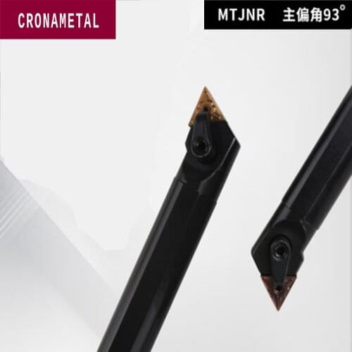 CRONAMETAL Lathe Tool 93° Internal tool holder Boring Bar Turning Tool S20R/S25S/-MTJNR16