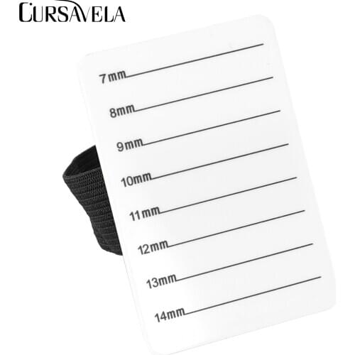 Cursavela Fake Individual Eyelashes Extension Hand Plate Holder Lashes Tray Strip Palette Hand Plate Grafting Eyelashes Stand