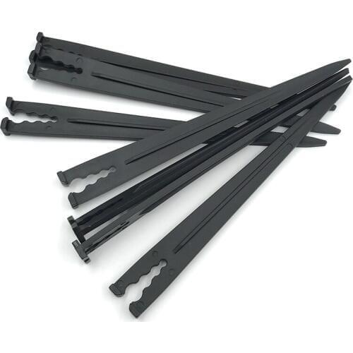 10Pcs Plastic Fixed Stems Support Holder Drip Irrigation Water Hose for 4/7mm 3/5mm Drip Tubing Garden Tool