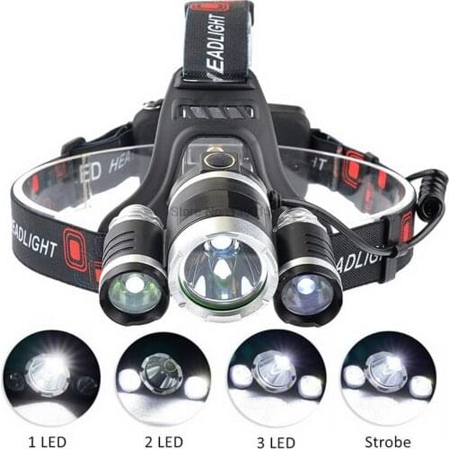 By dhl 50set useful 13000LM LED T6+2R5 Headlamp Headlight Head Lamp lighting Light Flashlight Torch