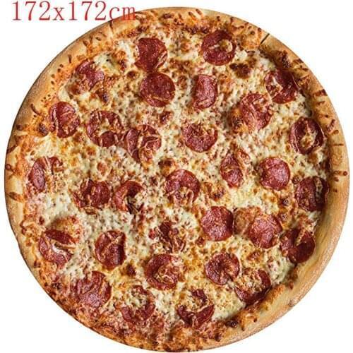 Comfort Food Creations Pizza Wrap Blanket Creations Pizza Donut Hamburger Sofa Blankets Perfectly Round Hamburger Throw 19NOV29